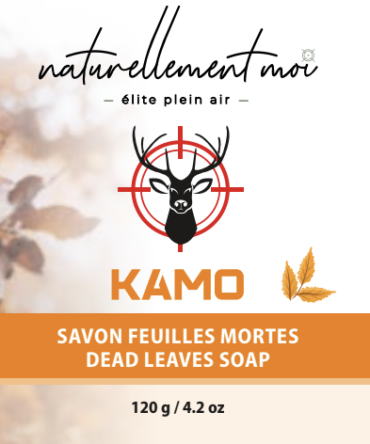 KAMO soap savon feuilles mortes hunt chasse