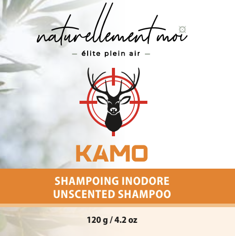 inodore unscented shampoo shampoing KAMO camping